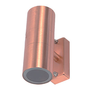 Copper Pillar Light - Double