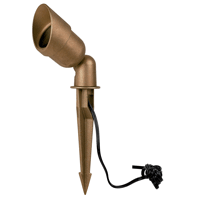 Solid Brass Garden Spotlight