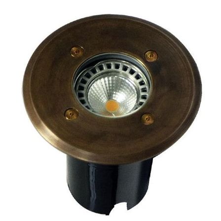 Brass Round Inground Up Light