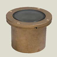 Brass Uplight -Plain Front