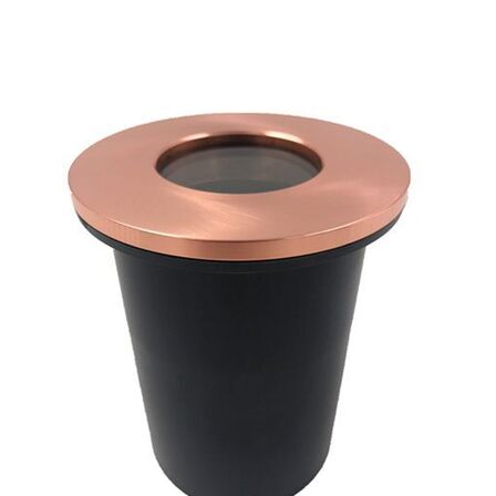 INGROUND UPLIGHTER COPPER OPEN WALL MR16 12V SM RND