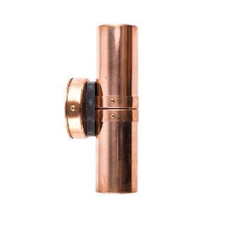 240v Copper Up/Down Pillar Light