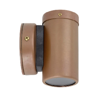 Single Copper MR16 Exterior Pillar Light